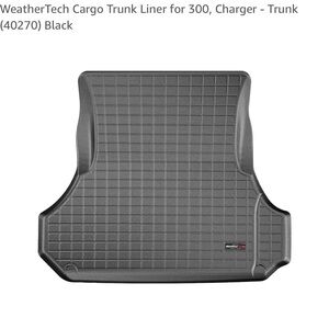 Weather Tech Mats and Trunk Liner Dodge Charger, Challenger, Chrysler 300